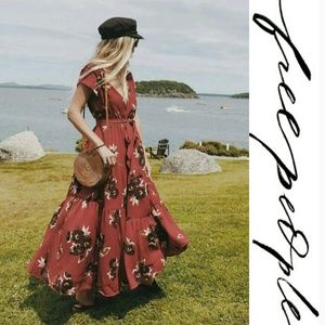 🌿🆕 FREE PEOPLE All I Got Printed Maxi 